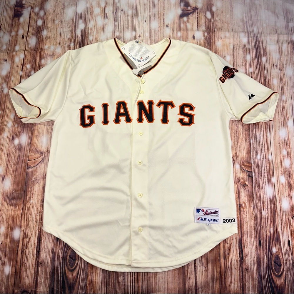 NWT SAN FRANCISCO GIANTS BARRY BONDS MAJESTIC JERSEY SIZE 50 - Picture 3 of 16